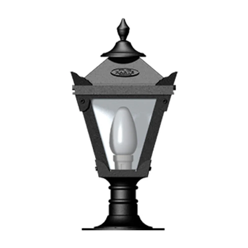 Kellor 1Lt Flat Pier Lamp - Cast Iron - Image 11