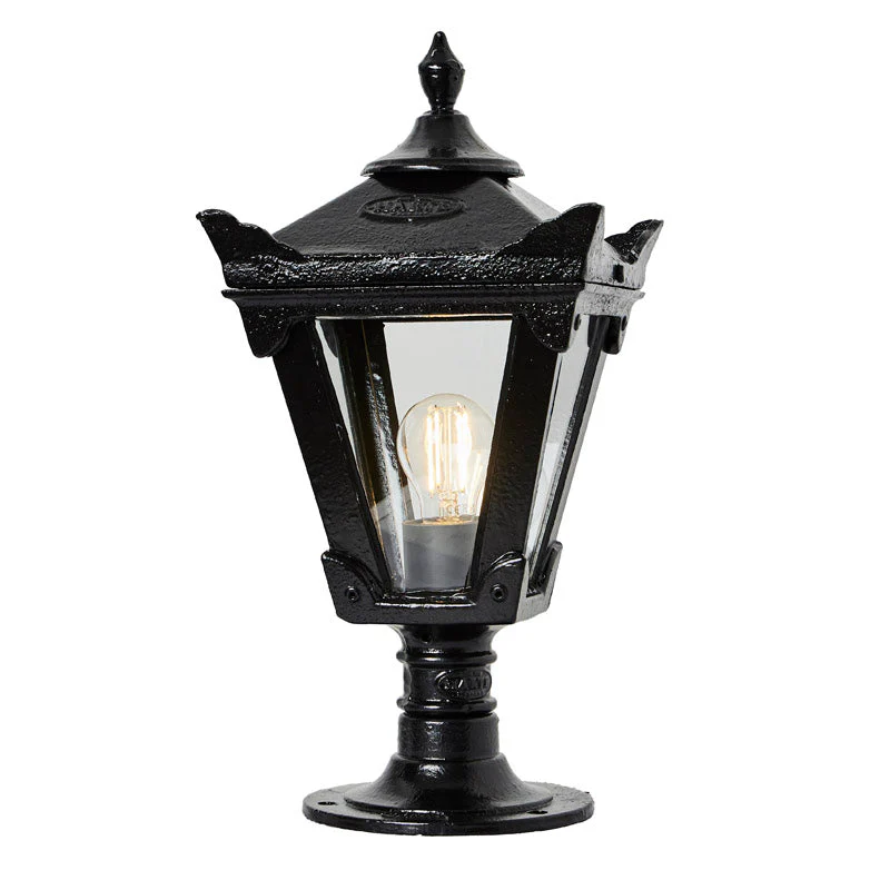 Kellor 1Lt Flat Pier Lamp - Cast Iron - Image 2