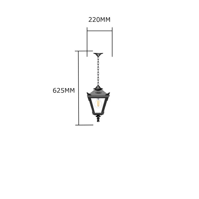 Kennington Outdoor Lantern - Cast Iron - Image 14