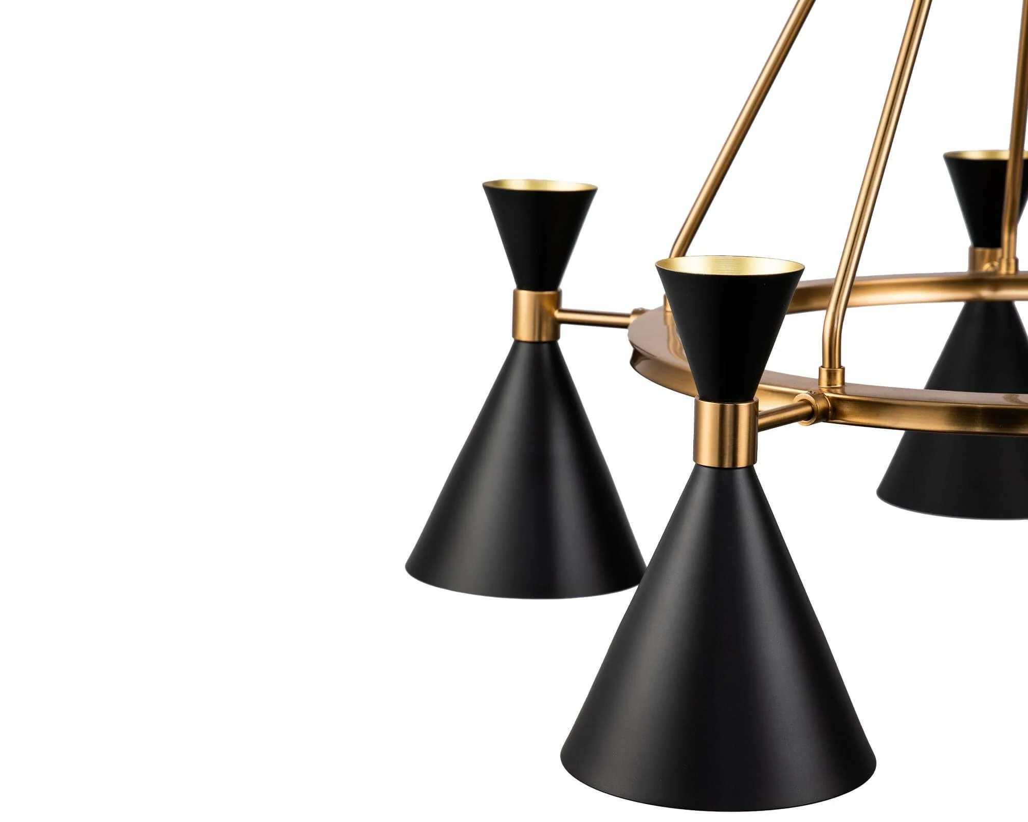 Kensington Pendant Lamp – Black Antique Blass E27 - Image 2