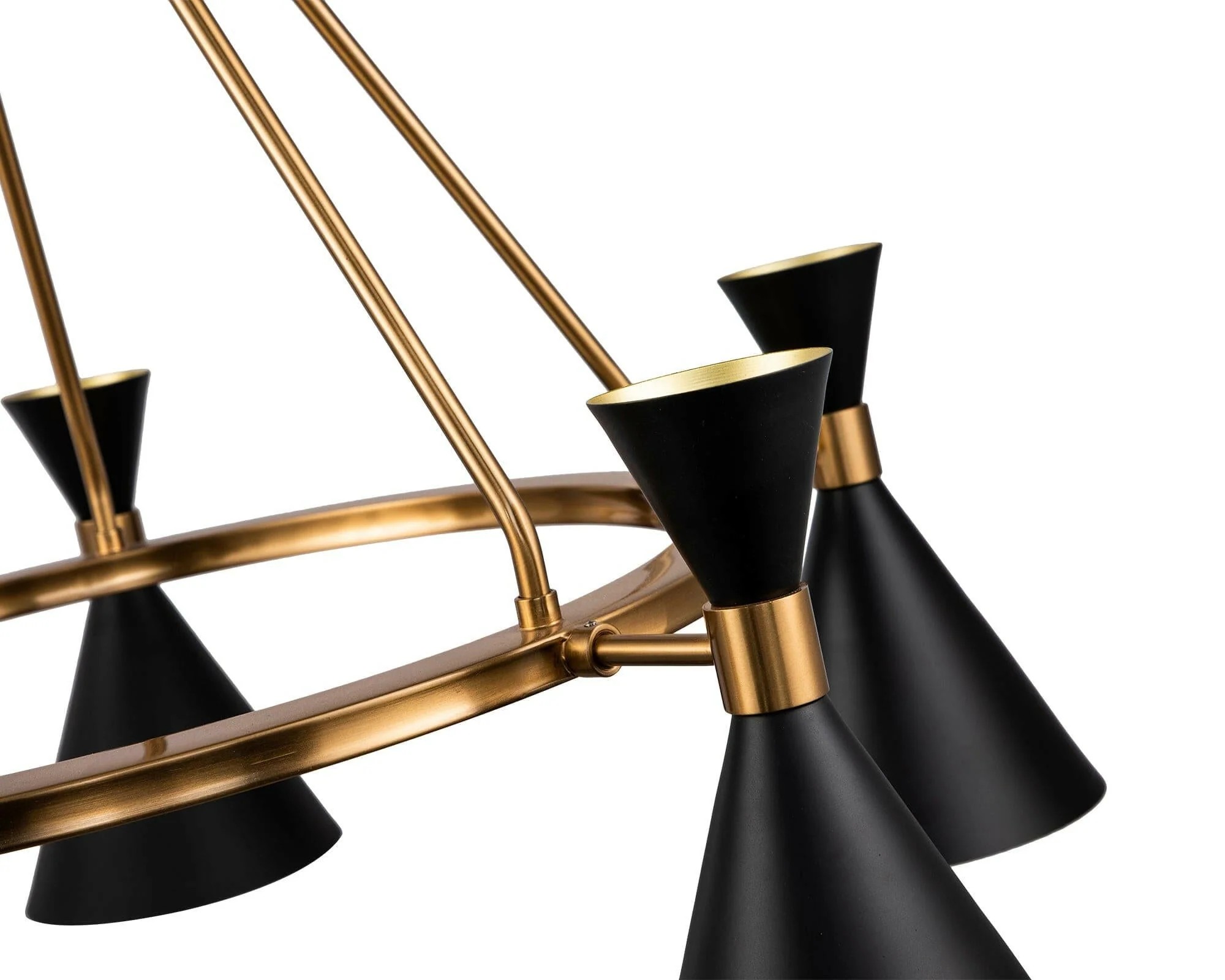 Kensington Pendant Lamp – Black Antique Blass E27 - Image 4