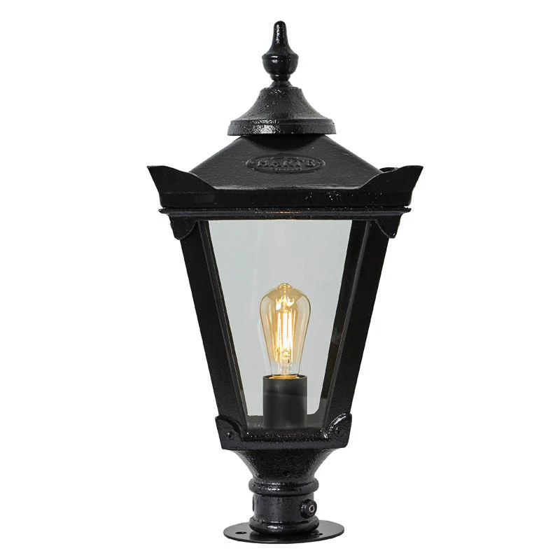 Keon Park 1Lt Narrow Pier Lamp - Cast Iron - Image 2