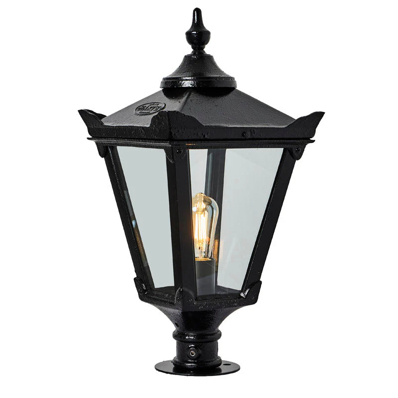Keon Park 1Lt Narrow Pier Lamp - Cast Iron - Image 3