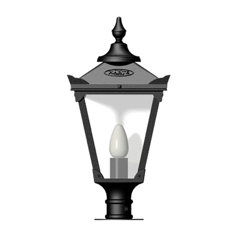 Keon Park 1Lt Narrow Pier Lamp - Cast Iron - Image 5