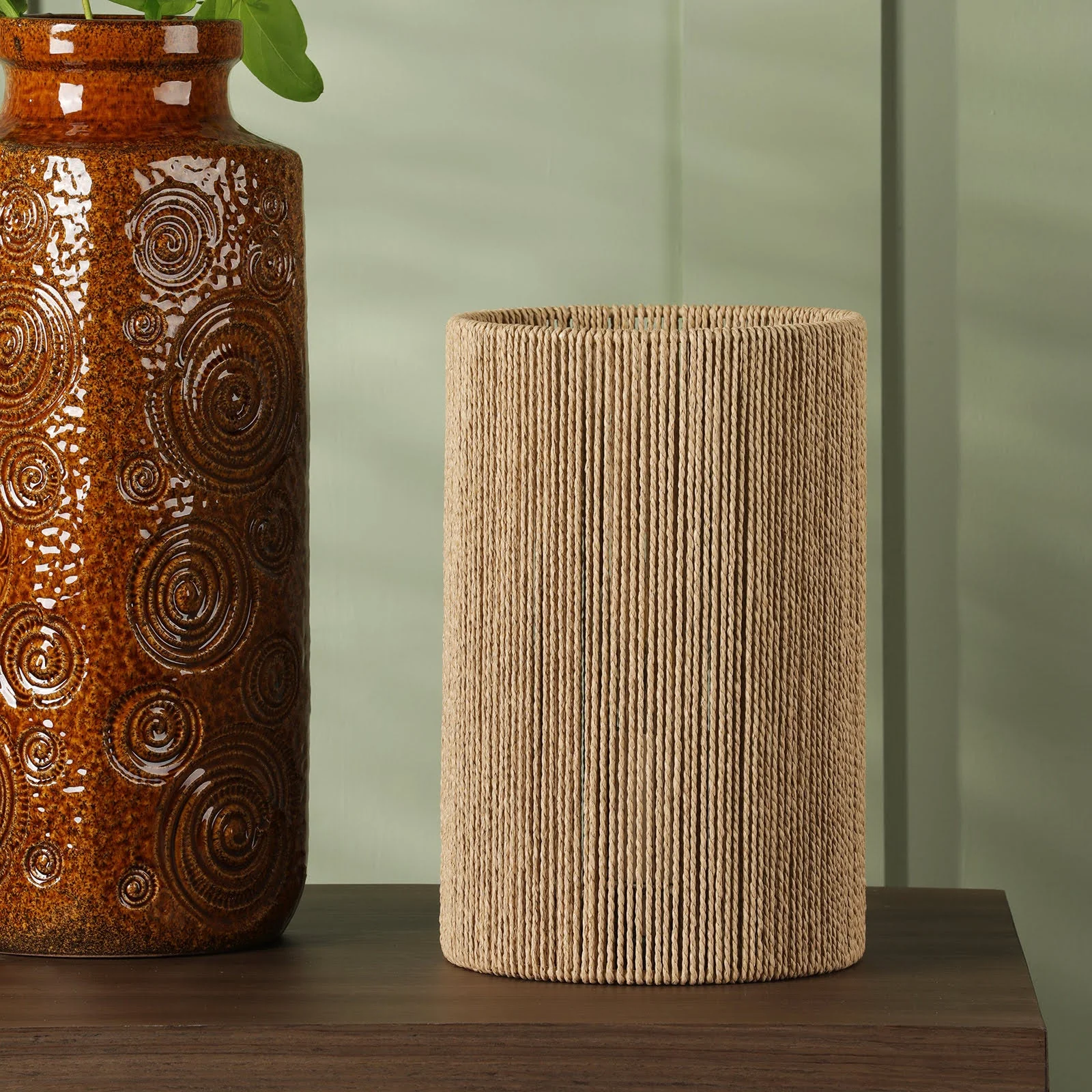 Keona Table Lamp Natural String Shade E27 - Image 7