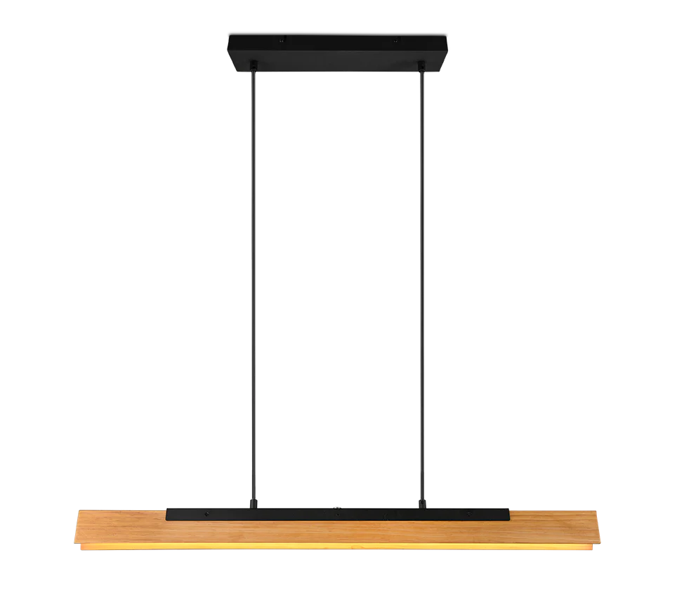 Kerala LED Linear Pendant - Matt Black - Image 2