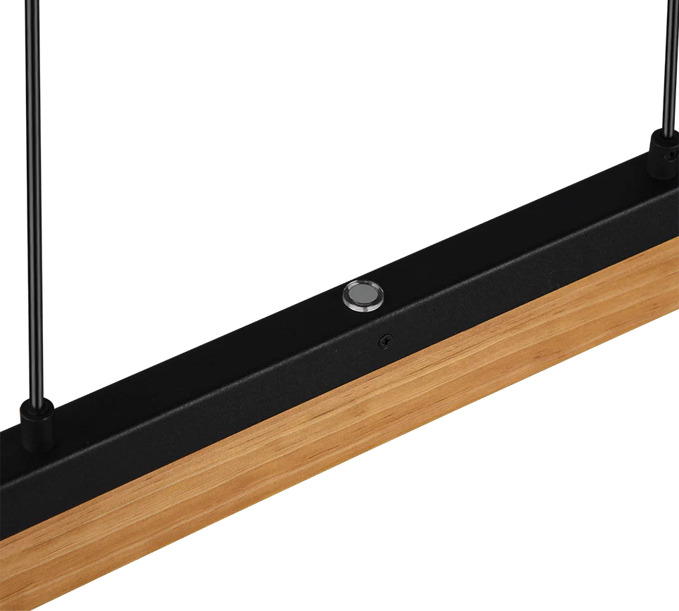 Kerala LED Linear Pendant - Matt Black - Image 3