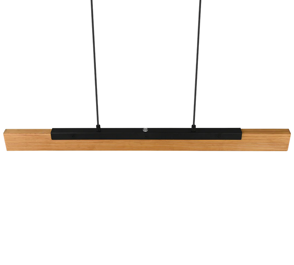 Kerala LED Linear Pendant - Matt Black - Image 4