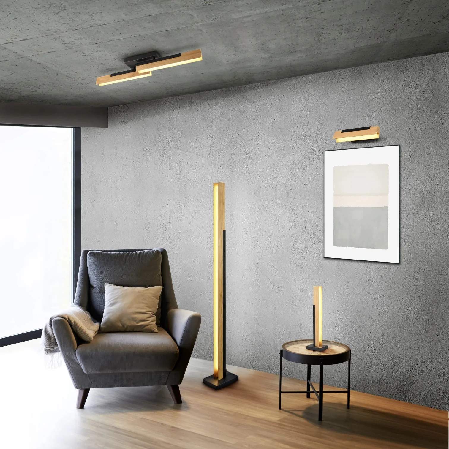 Kerala Modern LED Floor Lamp - Image 4