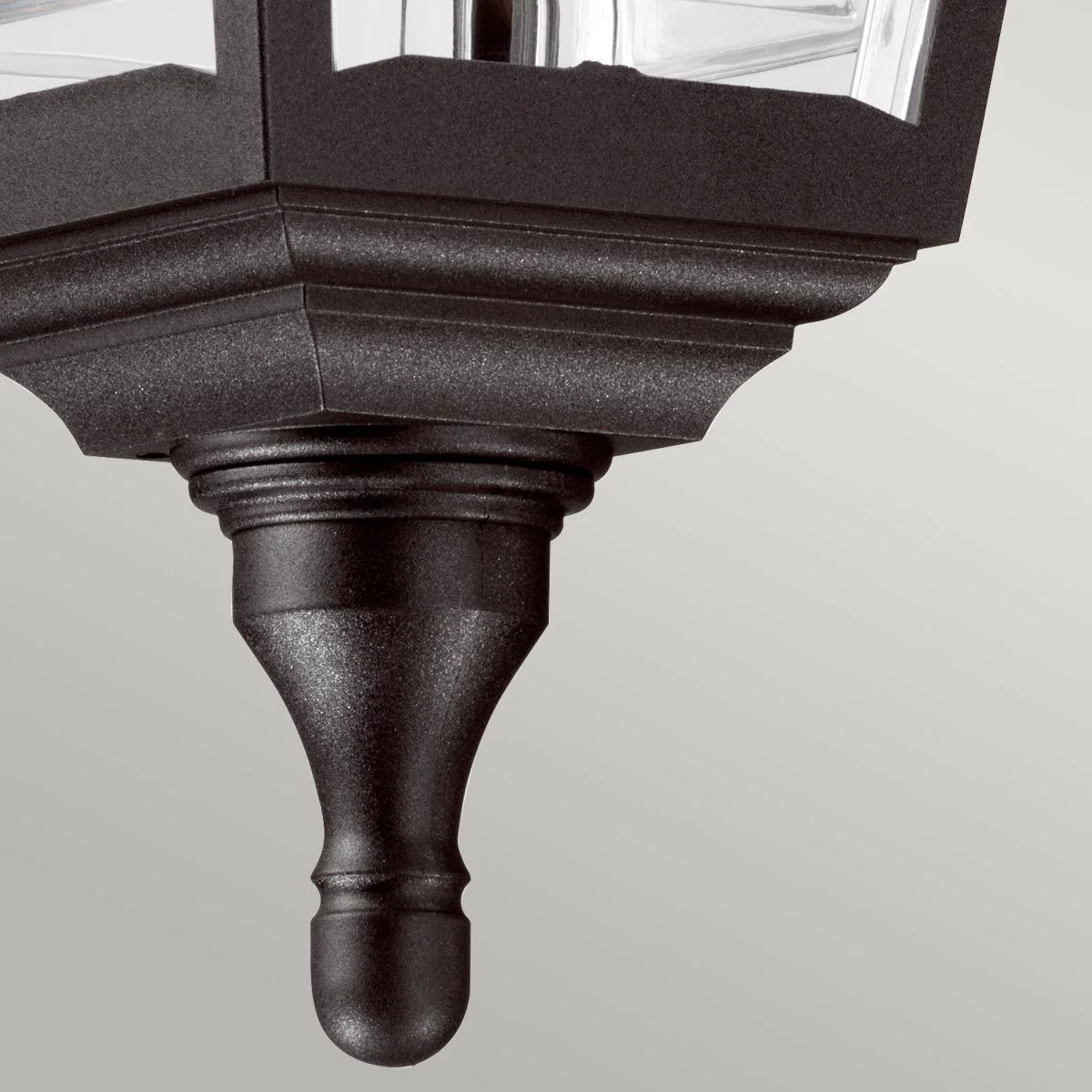Kerry 1 Light Chain Lantern - Black IP44 E27 - Image 4