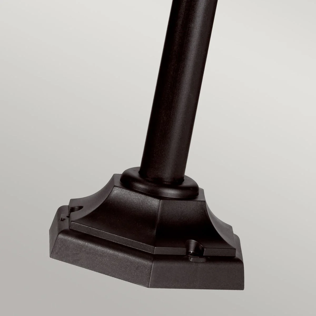 Kerry 1 Light Medium/Large Pillar Lantern - Black IP44 E27 - Image 9
