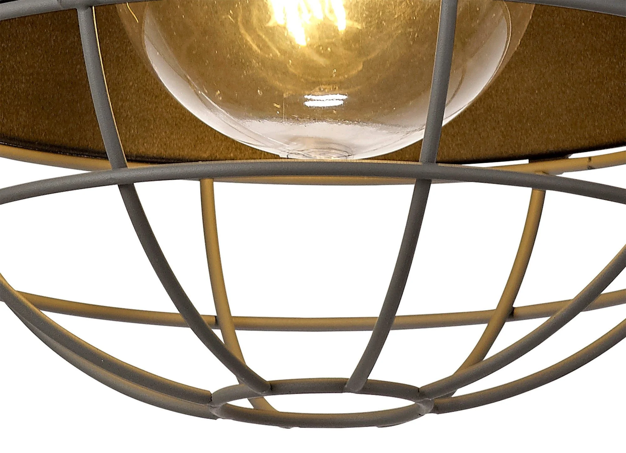 Kiacrenan Ceiling, 1 Light E27, IP65, Matt Black/Grey, 2yrs Warranty - Image 4