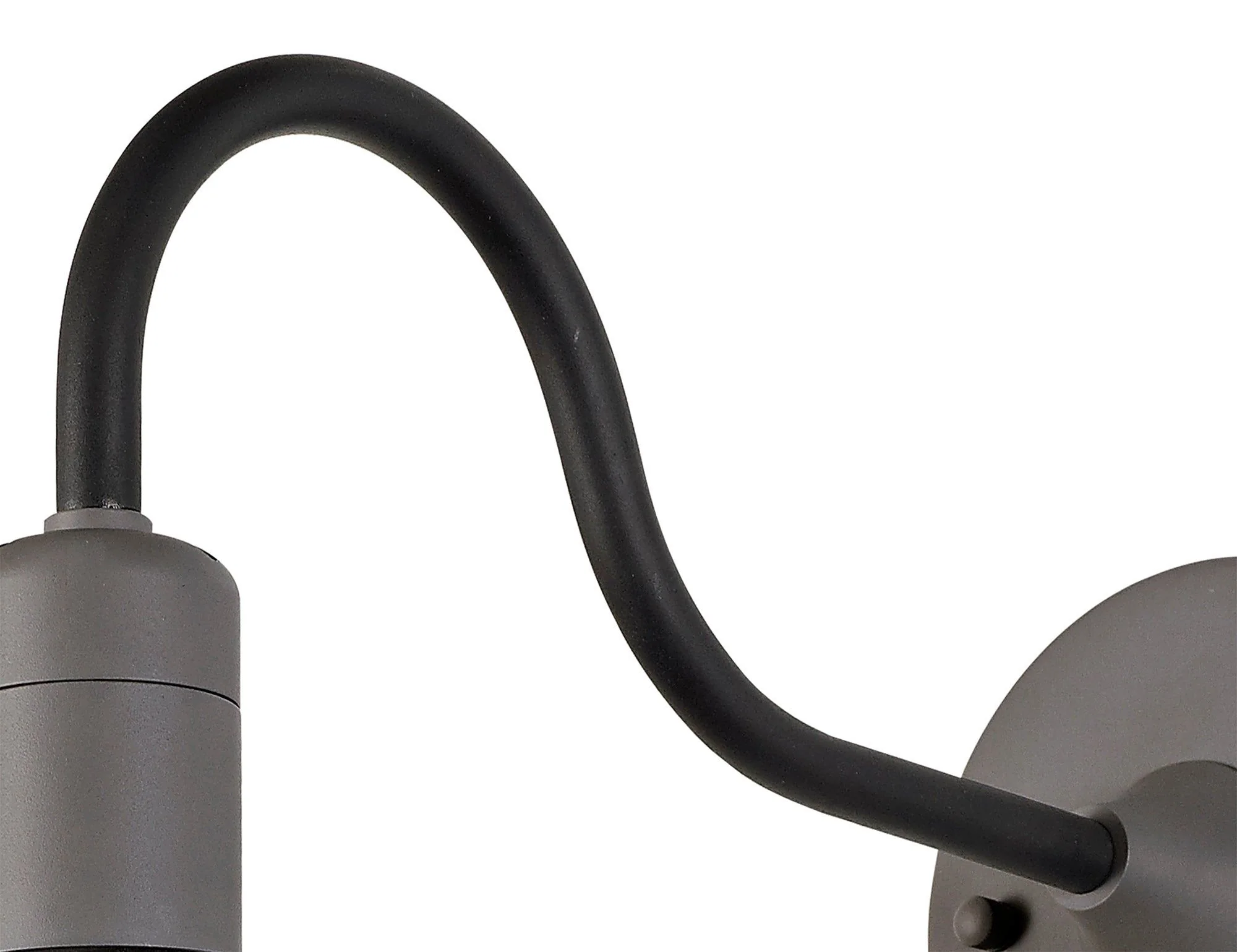 Kiacrenan Wall Lamp, 1 Light E27, IP65, Matt Black/Grey, 2yrs Warranty - Image 3