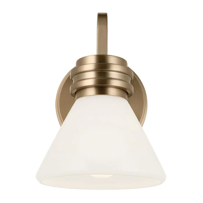 Kichler Farum 1 lt Wall Light IP44- Champagne Bronze/ Polished Chrome/ Black - Image 16