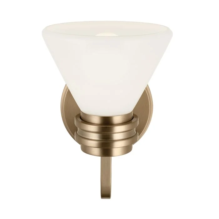 Kichler Farum 1 lt Wall Light IP44- Champagne Bronze/ Polished Chrome/ Black - Image 17