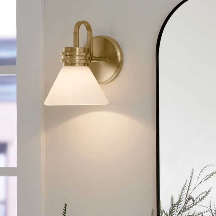 Kichler Farum 1 lt Wall Light IP44- Champagne Bronze/ Polished Chrome/ Black - Image 20