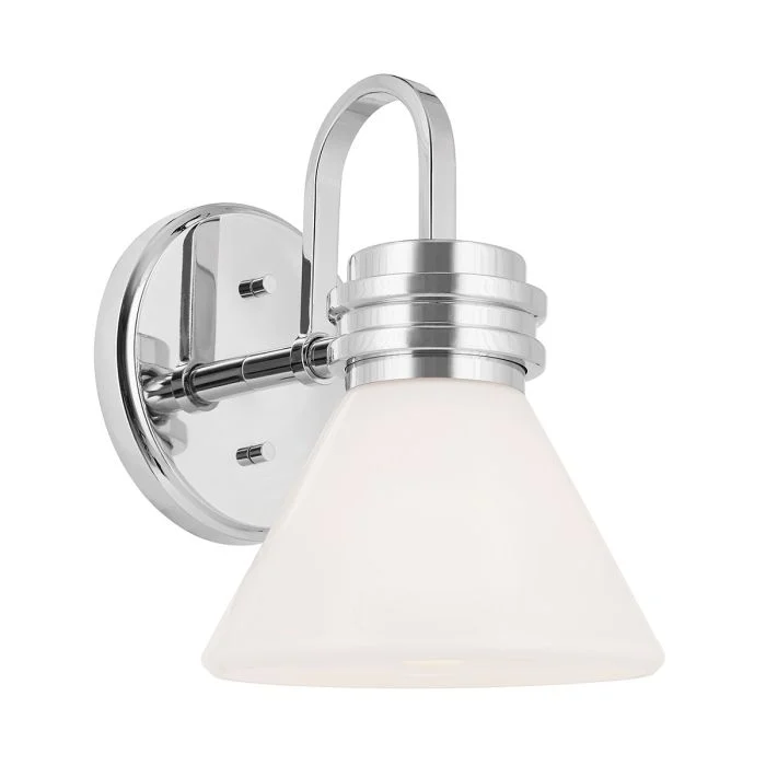 Kichler Farum 1 lt Wall Light IP44- Champagne Bronze/ Polished Chrome/ Black - Image 3