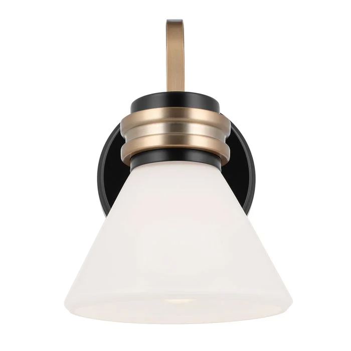 Kichler Farum 1 lt Wall Light IP44- Champagne Bronze/ Polished Chrome/ Black - Image 5
