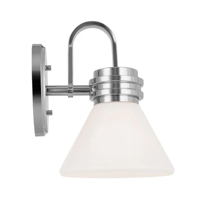 Kichler Farum 1 lt Wall Light IP44- Champagne Bronze/ Polished Chrome/ Black - Image 9