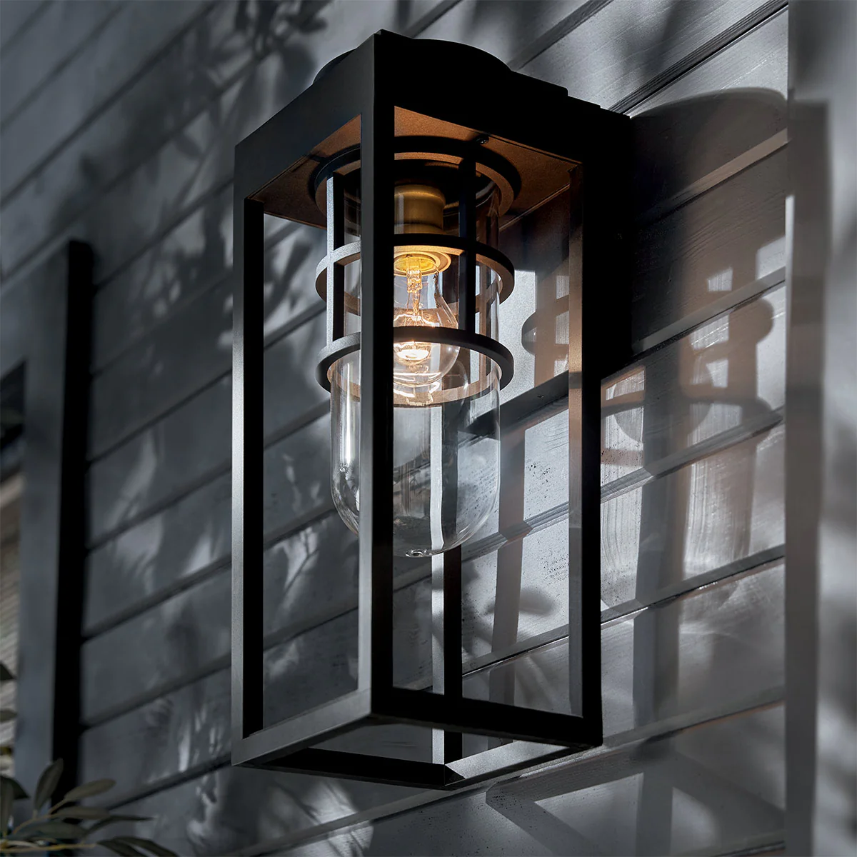 Kichler Hone Coastal 1 lt Wall Lantern - Textured Black  IP44 E27 - Image 10