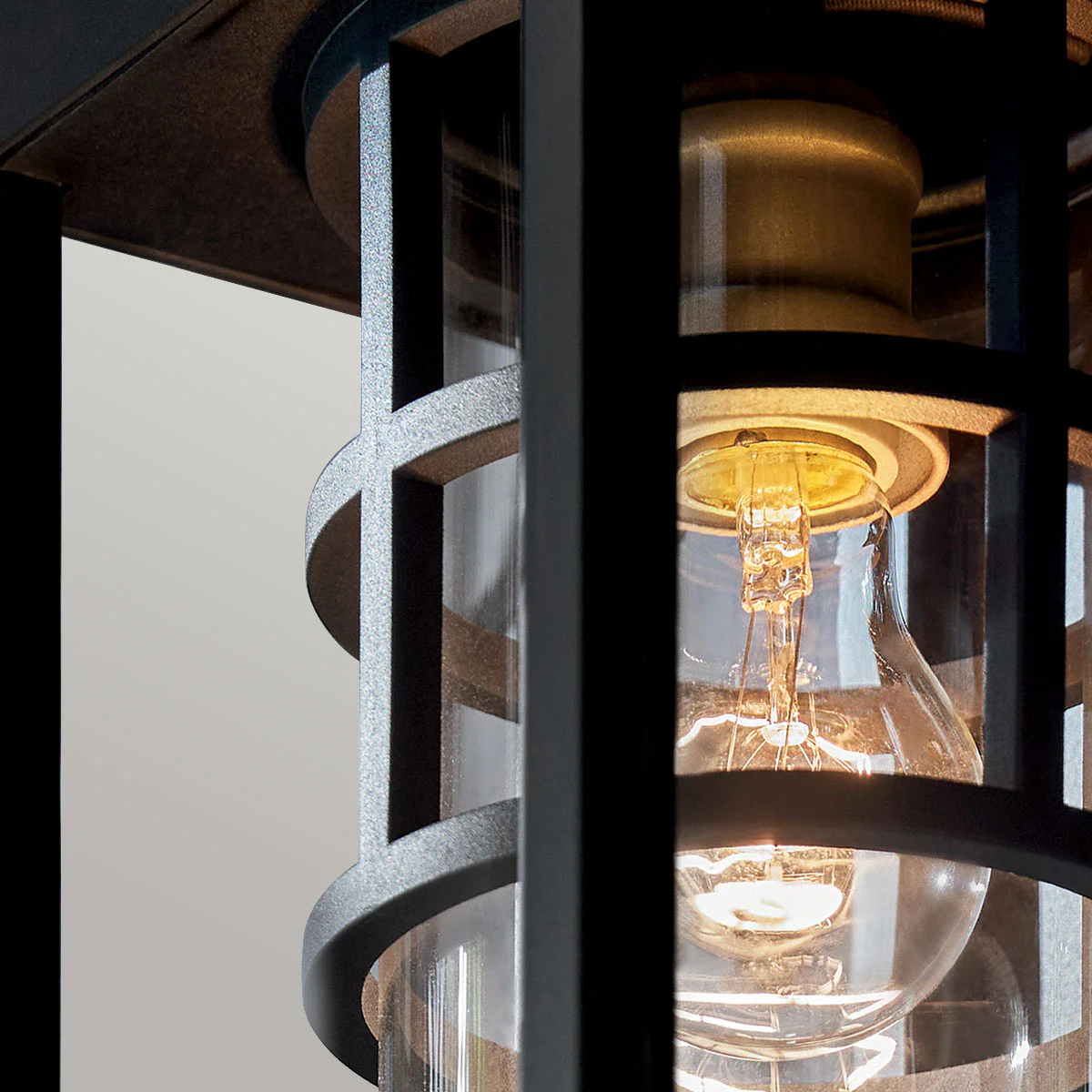 Kichler Hone Coastal 1 lt Wall Lantern - Textured Black  IP44 E27 - Image 14