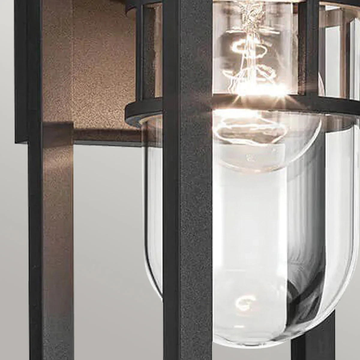 Kichler Hone Coastal 1 lt Wall Lantern - Textured Black  IP44 E27 - Image 6