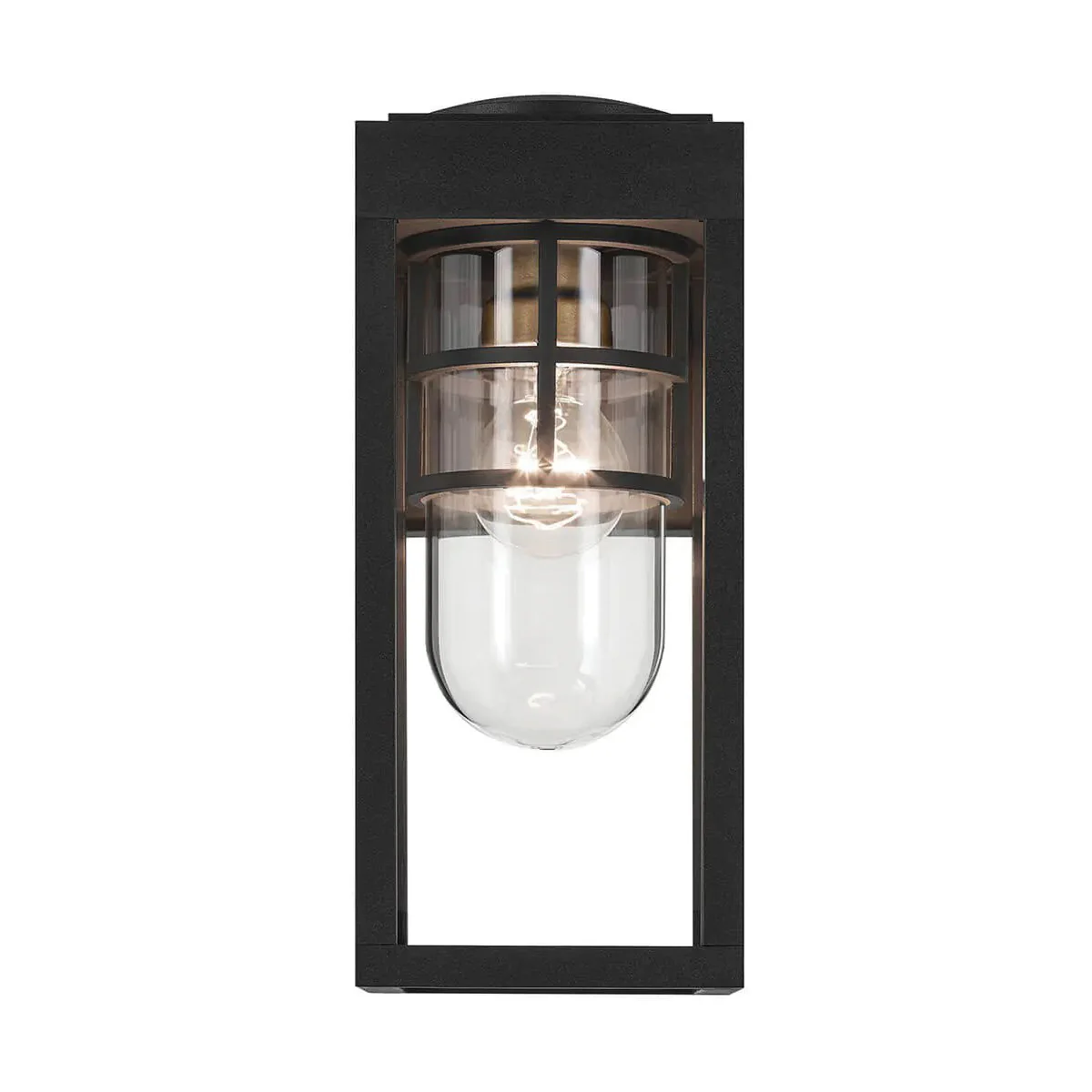 Kichler Hone Coastal 1 lt Wall Lantern - Textured Black  IP44 E27 - Image 7