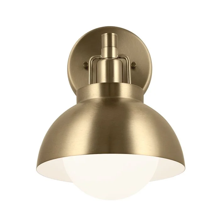 Kichler Niva 1 lt Convertible Wall Light - Black/ Champagne Bronze - Image 12