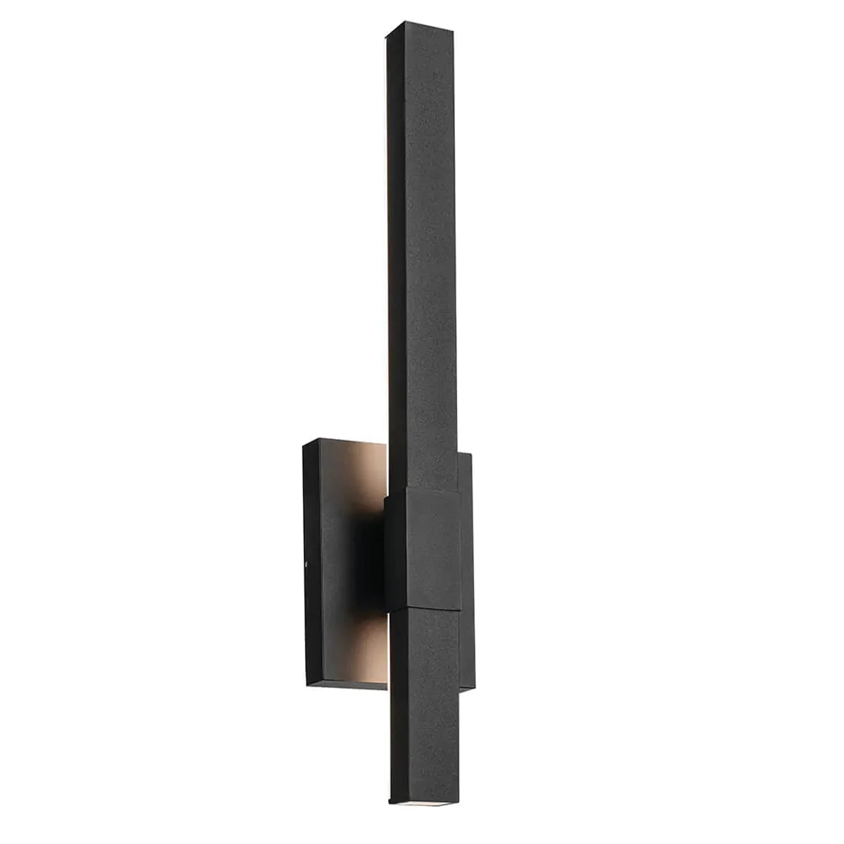 Kichler Nocar LED Exterior Wall Light - Textured Black IP44 Integrated LED