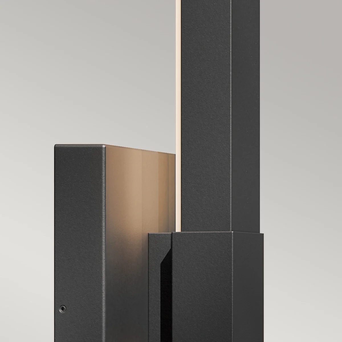 Kichler Nocar LED Exterior Wall Light - Textured Black IP44 Integrated LED - Image 17
