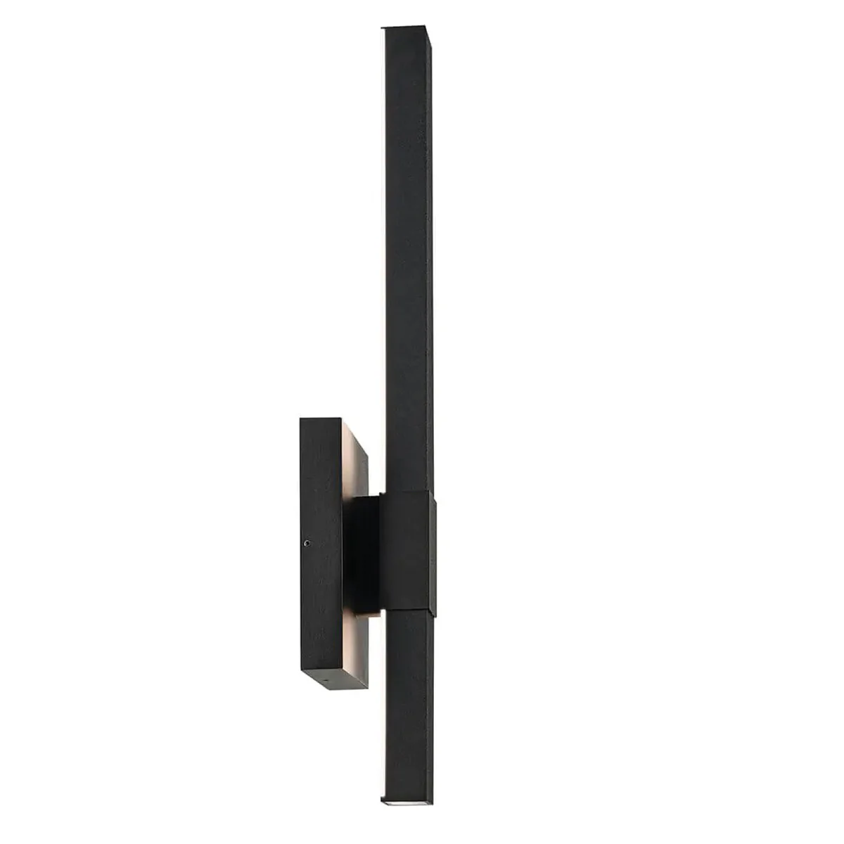 Kichler Nocar LED Exterior Wall Light - Textured Black IP44 Integrated LED - Image 5