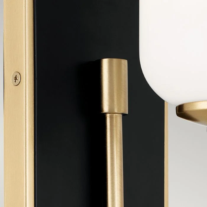 Kichler Solia 1 lt Wall Light IP44- Champagne Bronze/ Brushed Nickel - Image 12