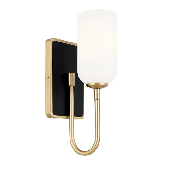 Kichler Solia 1 lt Wall Light IP44- Champagne Bronze/ Brushed Nickel - Image 6