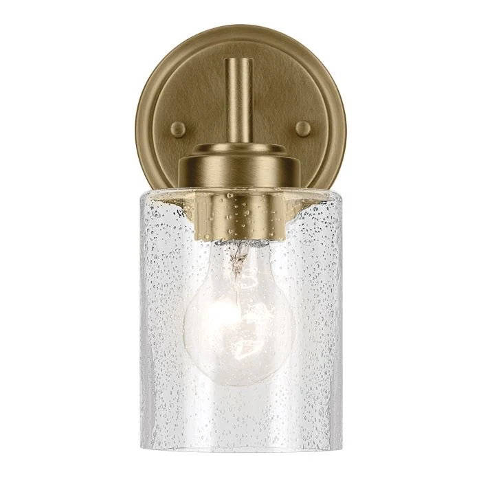 Kichler Winslow 1 lt Wall Light - Natural Brass - Image 3