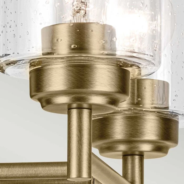 Kichler Winslow 2 lt Wall Light - Natural Brass - Image 3
