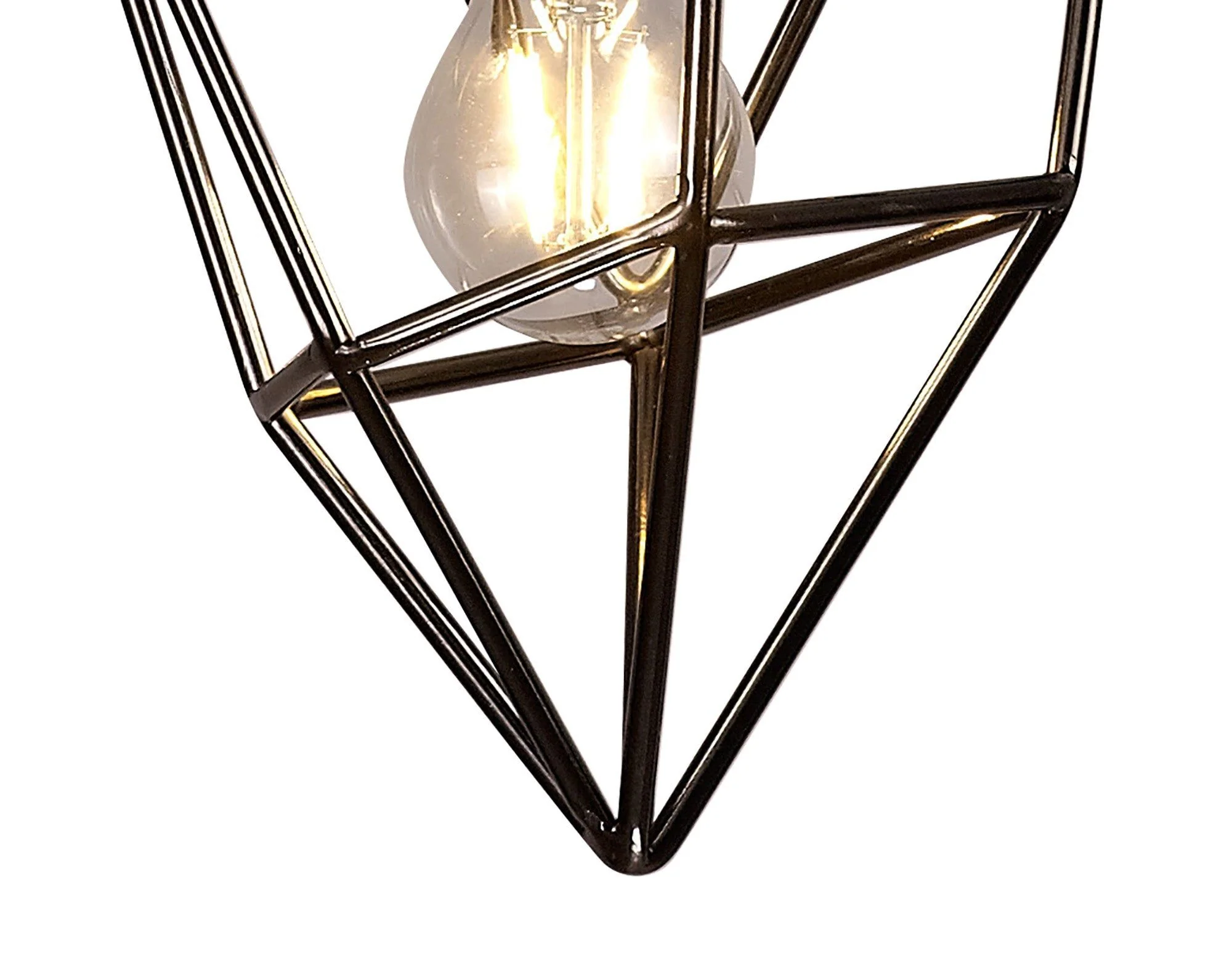 Kieker Large/Medium/small Pendant, 1 x E27, Antique Brass/Painted Gold & Sand Black/Black Nickel - Image 12