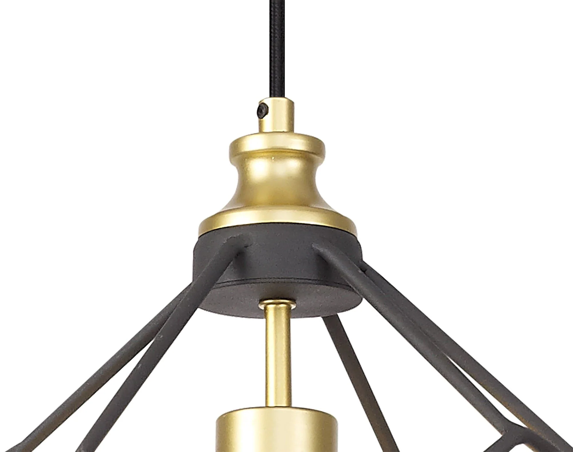 Kieker Large/Medium/small Pendant, 1 x E27, Antique Brass/Painted Gold & Sand Black/Black Nickel - Image 13