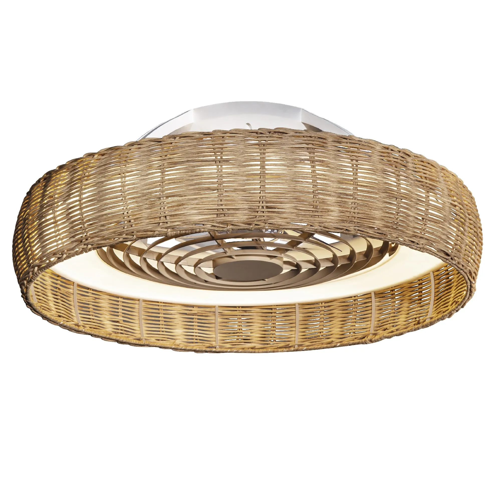 Kilimanjaro LED Fan Remote Control - Rattan - Image 2