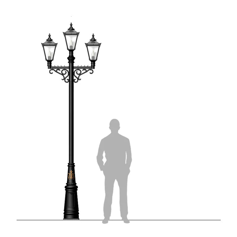 Killarney 2/3Lt Lamp Pole - Cast Iron - Image 12