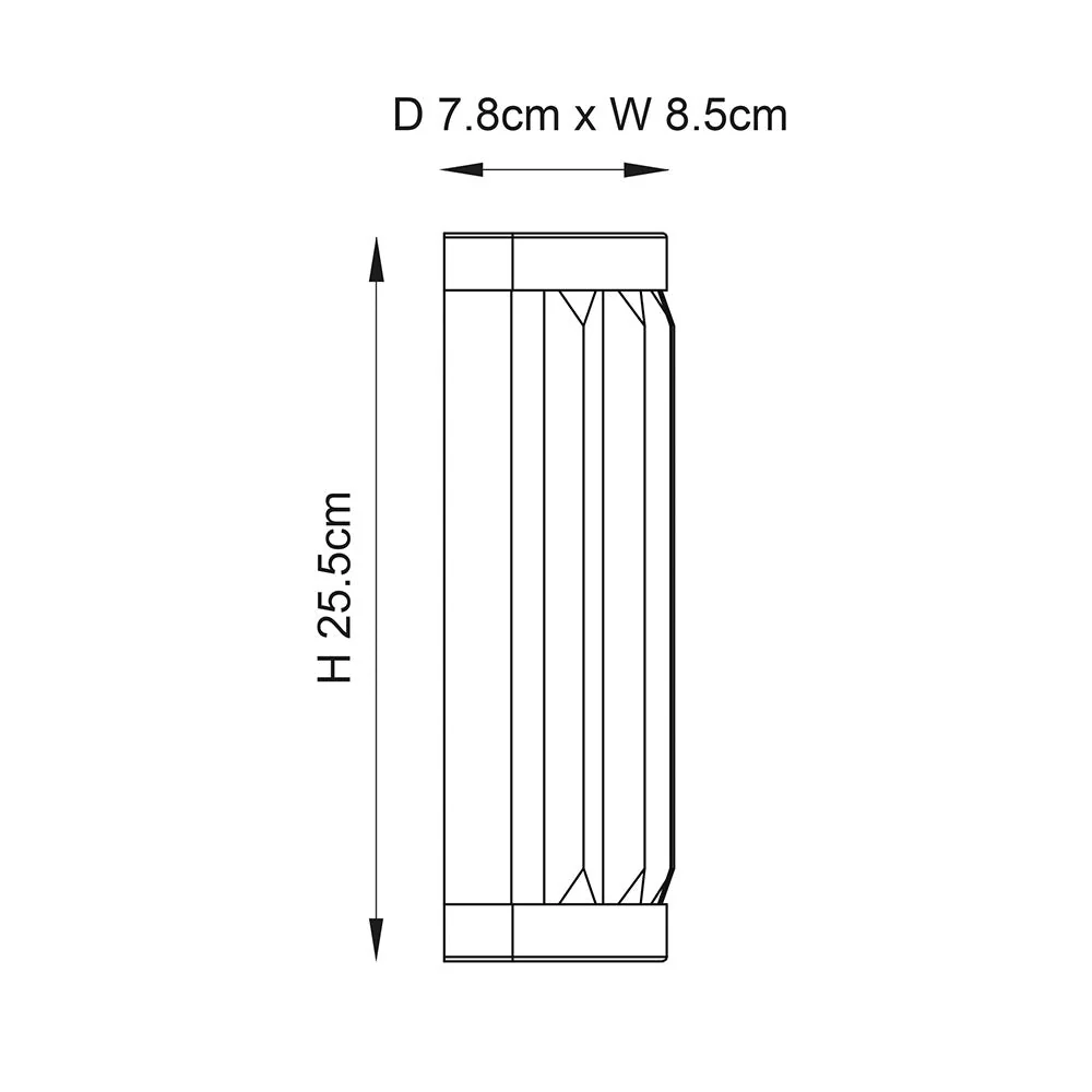 Kimmel 2Lt Bathroom Wall Light IP44 - Crystal & Chrome - Image 2
