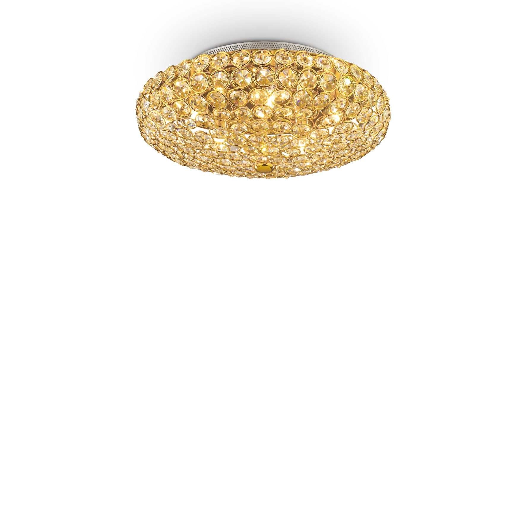 King Flush Light 3/5/9Lt  - Chrome/Gold Finish - Image 4