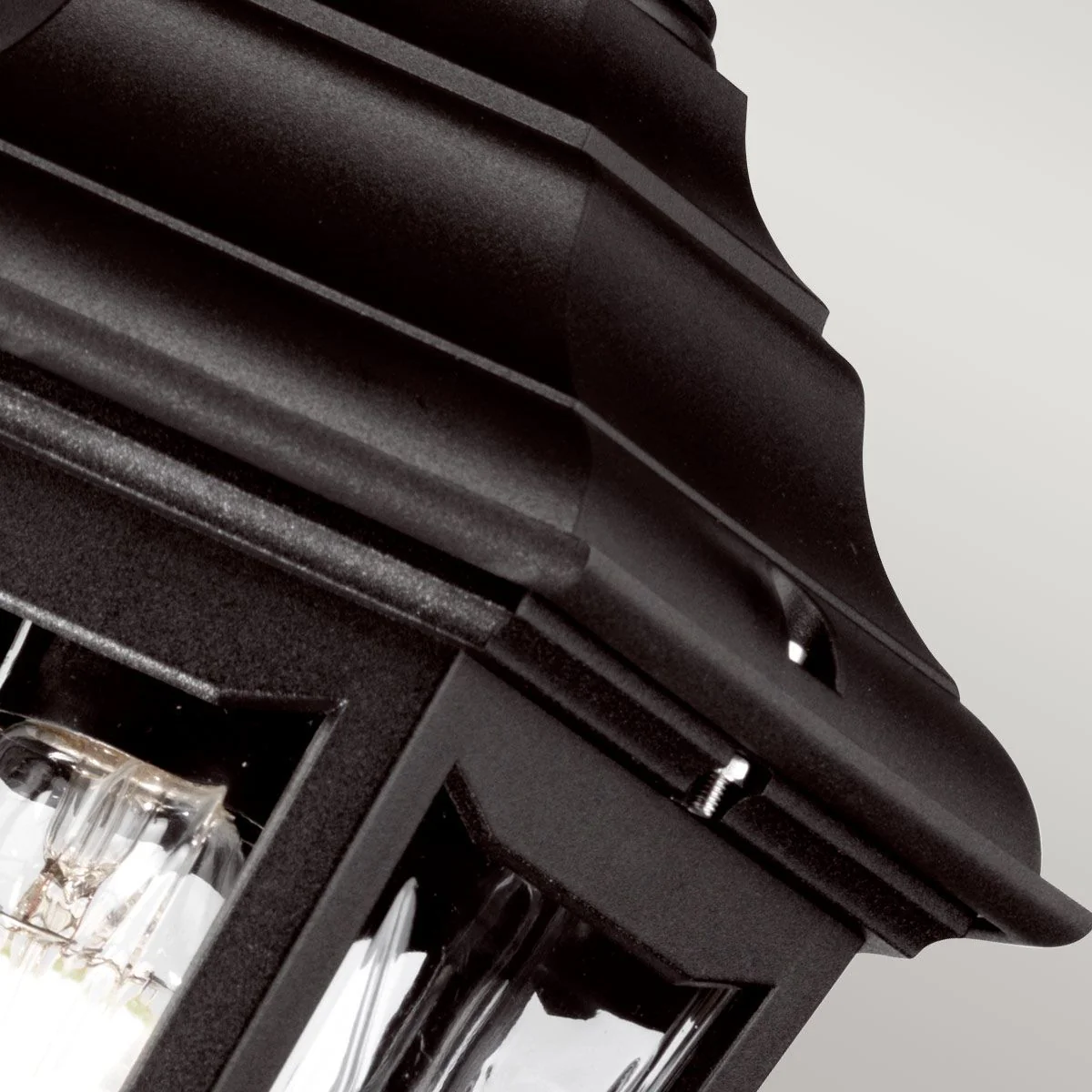 Kinsale 1 Light Chain Lantern - Black IP44 E27 - Image 3