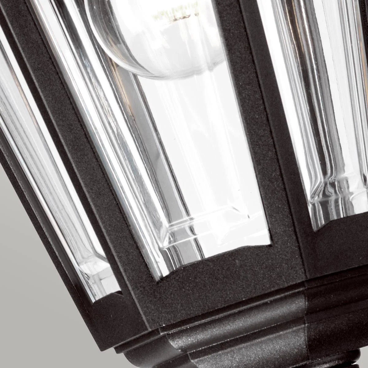 Kinsale 1 Light Chain Lantern - Black IP44 E27 - Image 4