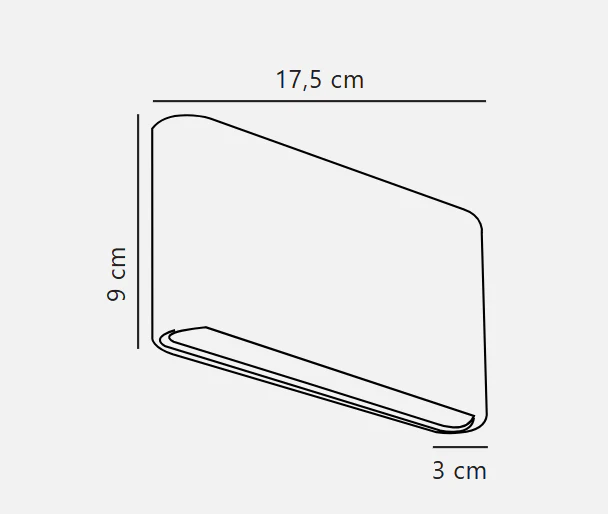 Kinver Wall Light- Black/ White - Image 5