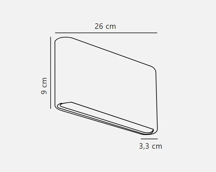Kinver Wall Light- Black/ White - Image 7