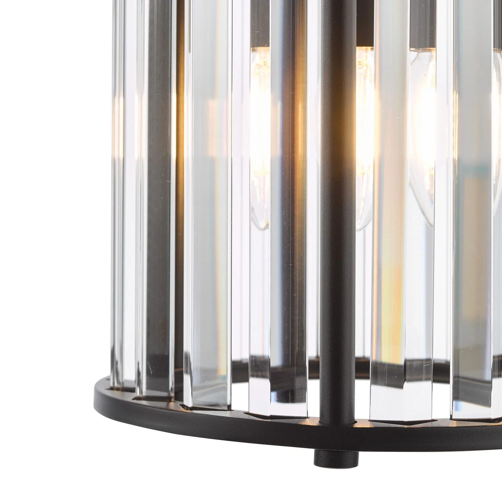 Kiran 1Lt Pendant - Natural Brass/Satin Black - Image 5