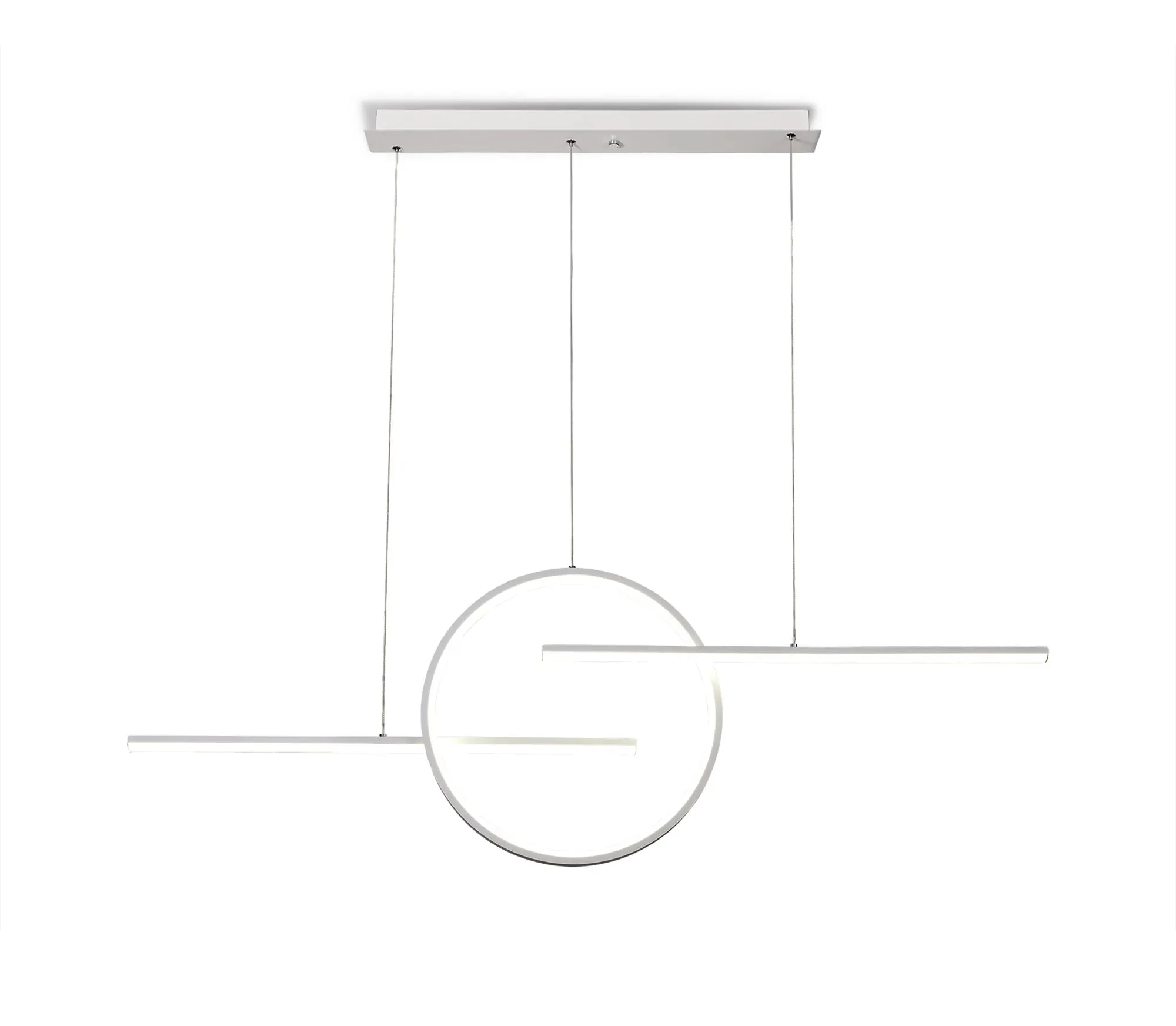 Kitesurf Centre Loop LED Pendant - Black/White - Image 7
