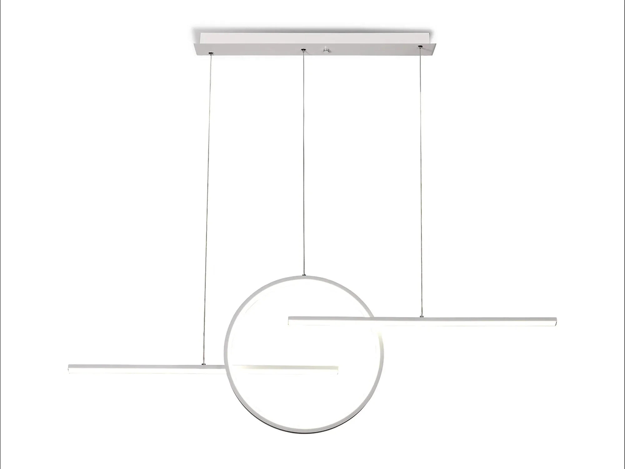 Kitesurf Centre Loop LED Pendant - Black/White - Image 8