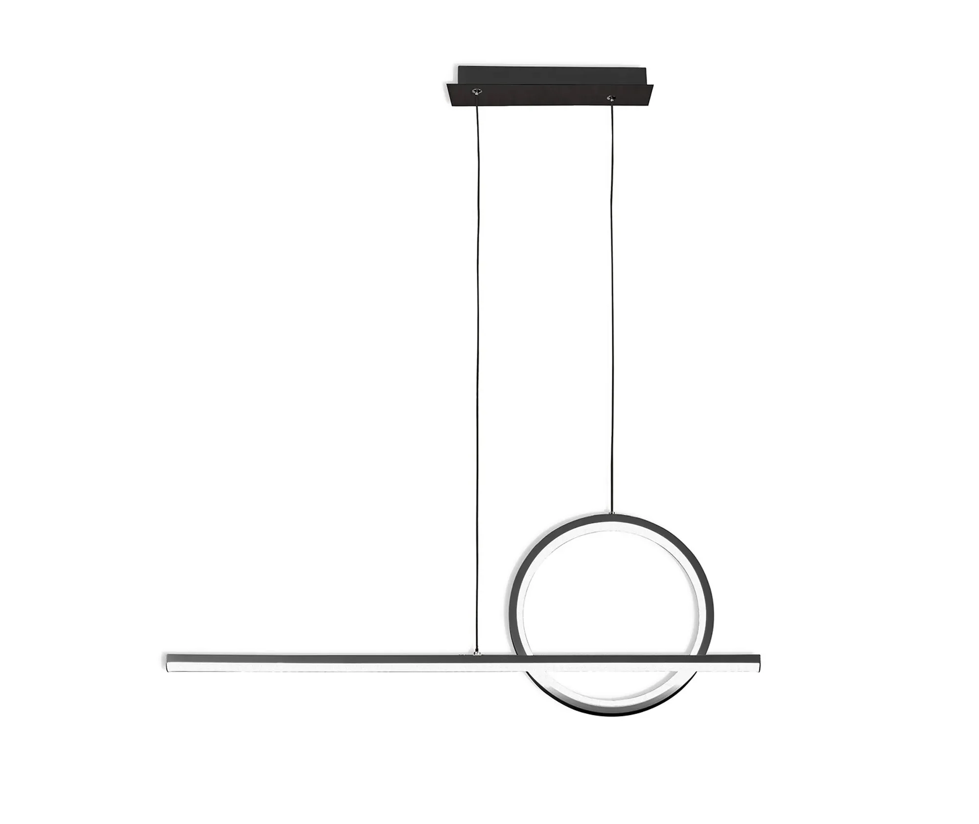Kitesurf Loop Over LED Pendant - Black/White - Image 4