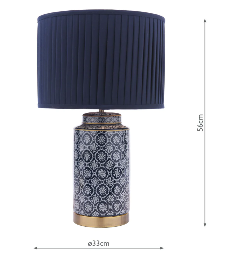 Knipton Table Lamp - Various Finishes With Shade - Image 6